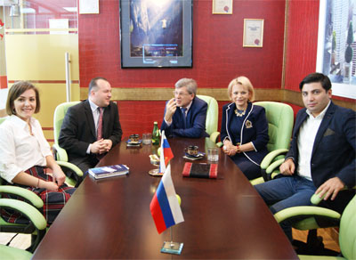 Встреча с партнерами из Австрии в офисе бюро "Щеглов и партнеры"